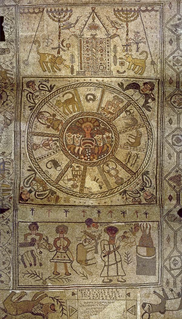 Temple Zodiac Floor Mosaic